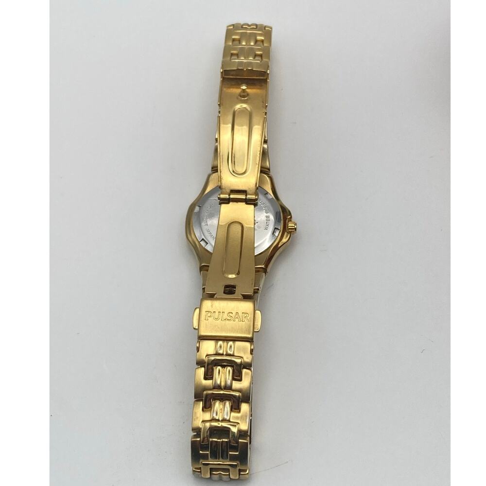 Pulsar Women's Dress Watch 28mm - New Battery - WR 5Bar Wrist 6.75" VX51-X416 - Picture 8 of 11